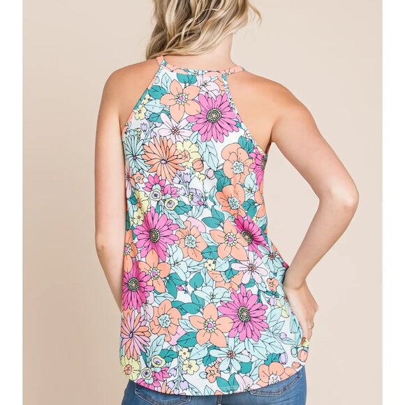 BomBom Floral Tank Top - Picture 2 of 2